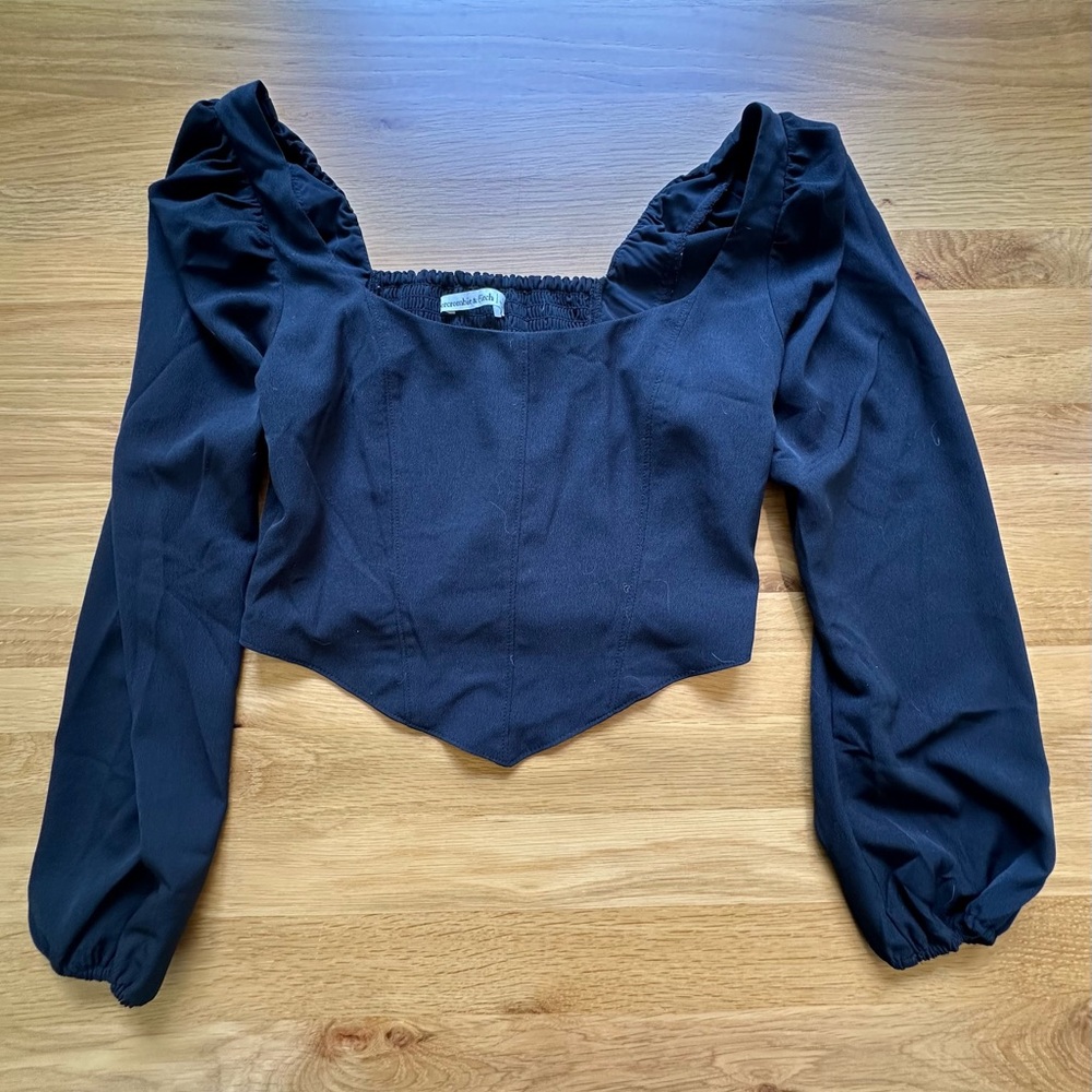 Abercrombie Corset Crop Top